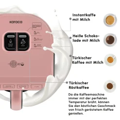 Karaca Hatır Koz Milky Türkische Kaffeemaschine Rose Rose Gold Discount