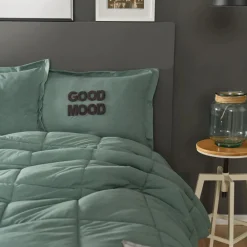 Karaca Home Cotton Comfort Einzeln, Ölfarbig Grün01 Clearance