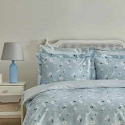 Karaca Home Daisy 100% Baumwolle Einzeln Bettbezug Set, Mint Mınze Best