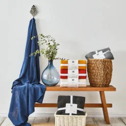 Karaca Home Dunkelblau Strickdecke Öko-Tex Zertifiziert Blau01 New