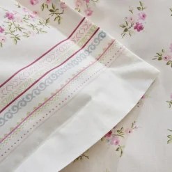 Karaca Home Glen Baumwolle Einzel Bettdeckenbezug Set Rosa Rosa01 Outlet
