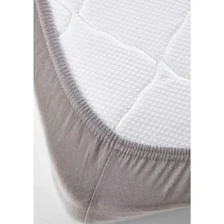 Karaca Home Jersey Fitted Bettlaken Grau (120x200 cm) Öko-Tex Zertifiziert Grau02 Best
