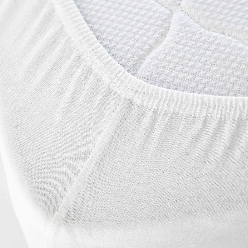 Karaca Home Jersey Fitted Bed Sheet White 70x140 cm + 20 cm Öko-Tex Zertifiziert Ecru01 Online