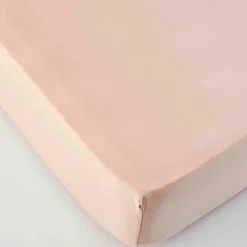 Karaca Home Jersey Spannbettlaken Salmon Pink 90x200 cm + 30 cm- Öko-Tex zertifiziert Somon Best