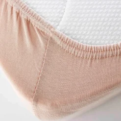 Karaca Home Jersey Spannbettlaken Salmon Pink 90x200 cm + 30 cm- Öko-Tex zertifiziert Somon Best