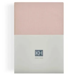 Karaca Home Jersey Spannbettlaken Salmon Pink 90x200 cm + 30 cm- Öko-Tex zertifiziert Somon Best