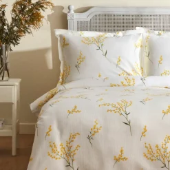 Karaca Home Loretta 100% Baumwolle Einzelbett-Piké-Set, Gelb Yellow Outlet