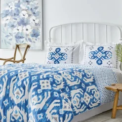 Karaca Home Neos Blau 100% Baumwolle Einzelbettdecke Set Blau01 Online