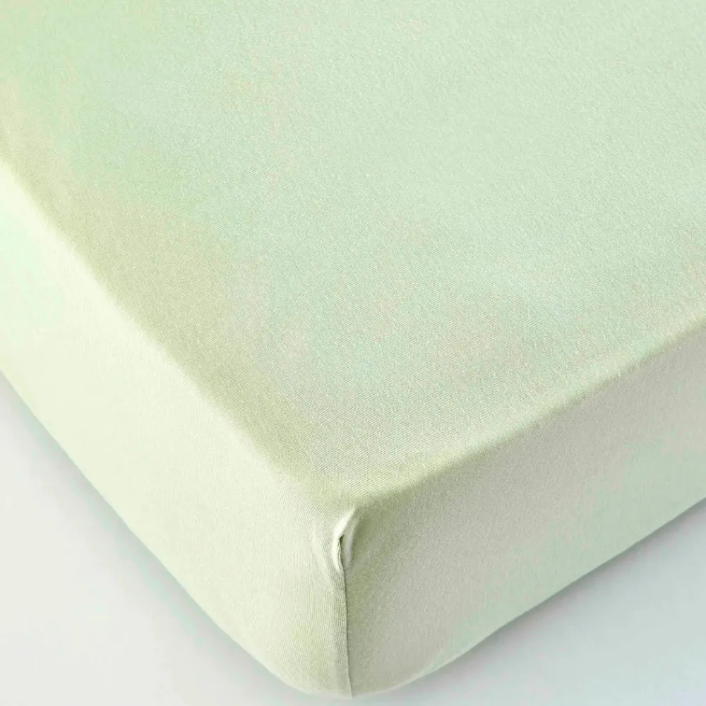 Karaca Home Spannbettlaken Olive Green 140x200 cm + 30 cm Öko-Tex Zertifiziert Grün01 Outlet