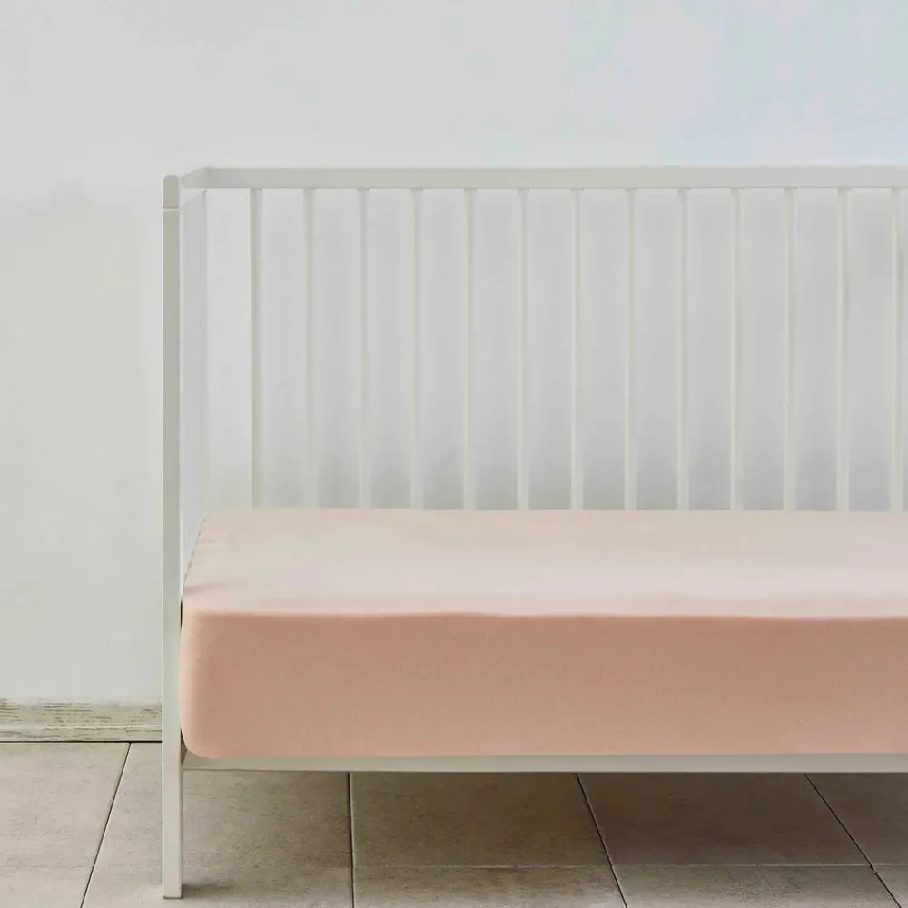 Karaca Home Spannbettlaken Salmon Pink 70x140 cm + 20 cm Öko-Tex Zertifiziert Somon Best