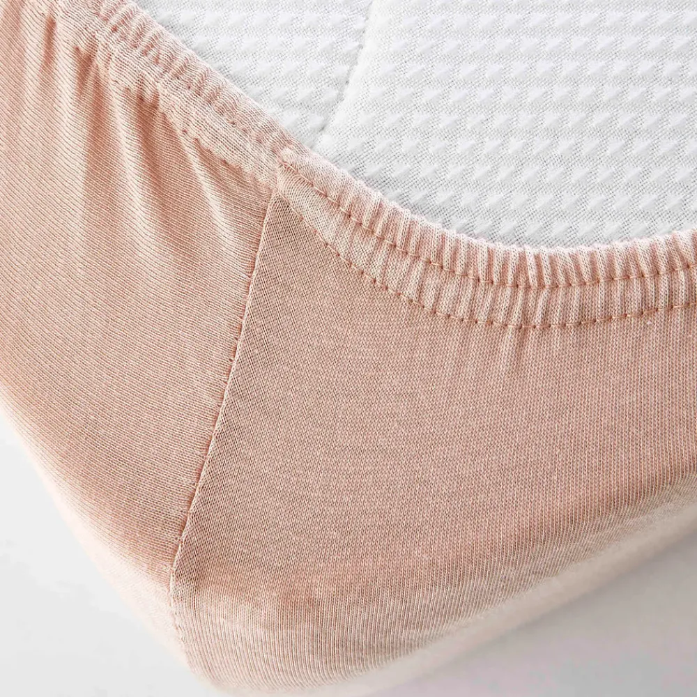 Karaca Home Spannbettlaken Salmon Pink 70x140 cm + 20 cm Öko-Tex Zertifiziert Somon Best