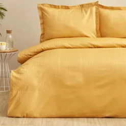 Karaca Home Uniq 100% Baumwolle Double Sateen Bettbezug Senf Senf01