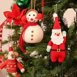 Karaca Home Weihnachtsmann Baumschmuck, 20 cm Rot02