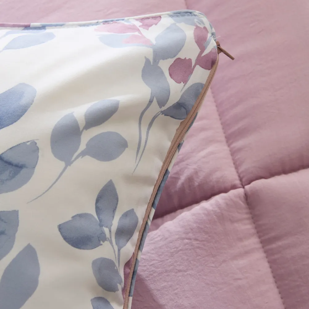 Karaca Leaf Multicolor Doppelbett Komforter Set 200x200+2x50x70 Multıfarben Online