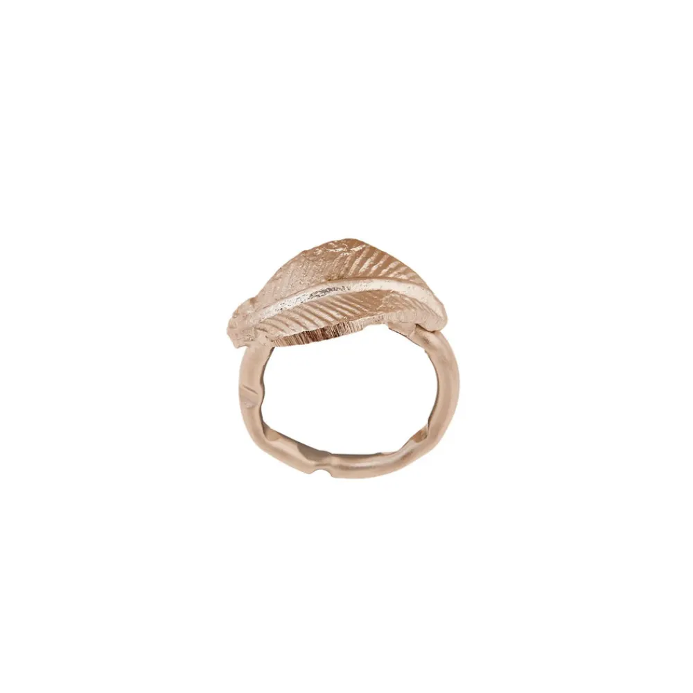 Karaca Leaf 2-teiliges Serviettenring Gold Online
