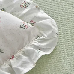 Karaca Lidya Bettwäsche-Set aus 100 % Baumwolle, Einzelbett, Grün Best