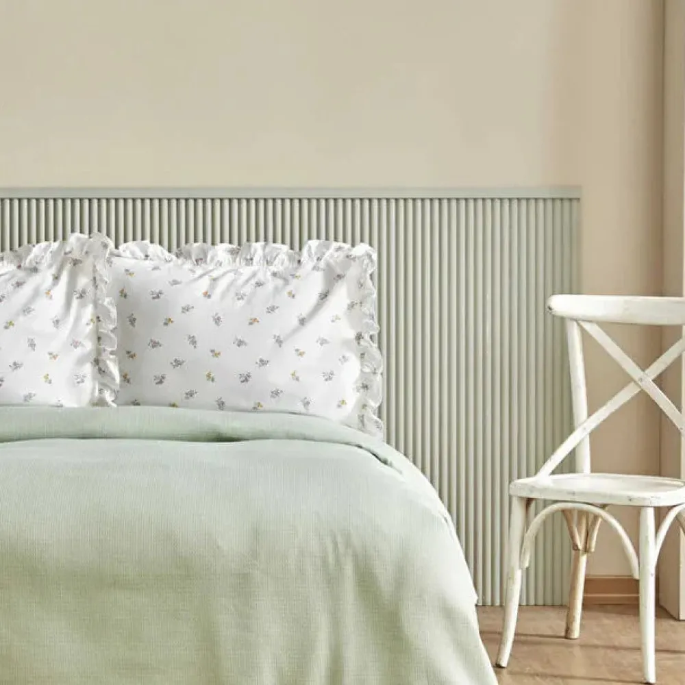 Karaca Lidya Bettwäsche-Set aus 100 % Baumwolle, Einzelbett, Grün Best