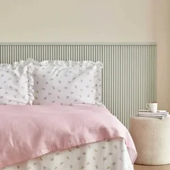 Karaca Lidya Bettwäsche-Set aus 100 % Baumwolle, Einzelbett, Rosa Clearance