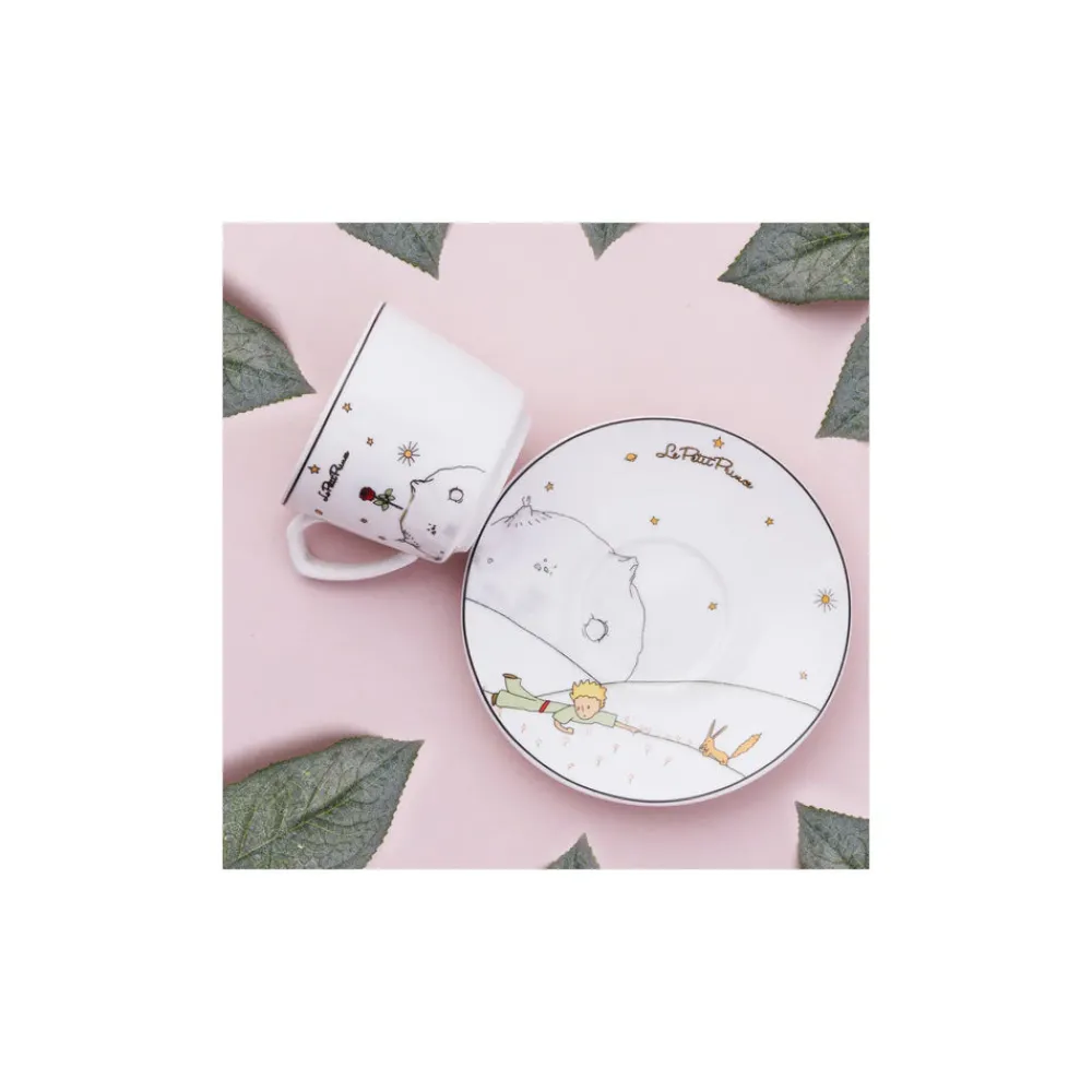 Karaca Little Prince 4-teiliges Mochatassen-Espressotassen Set für 2 Personen Multıfarben New