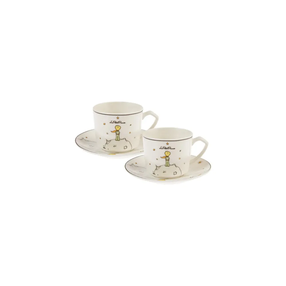 Karaca Little Prince 4-teiliges Mochatassen-Espressotassen Set für 2 Personen Multıfarben New