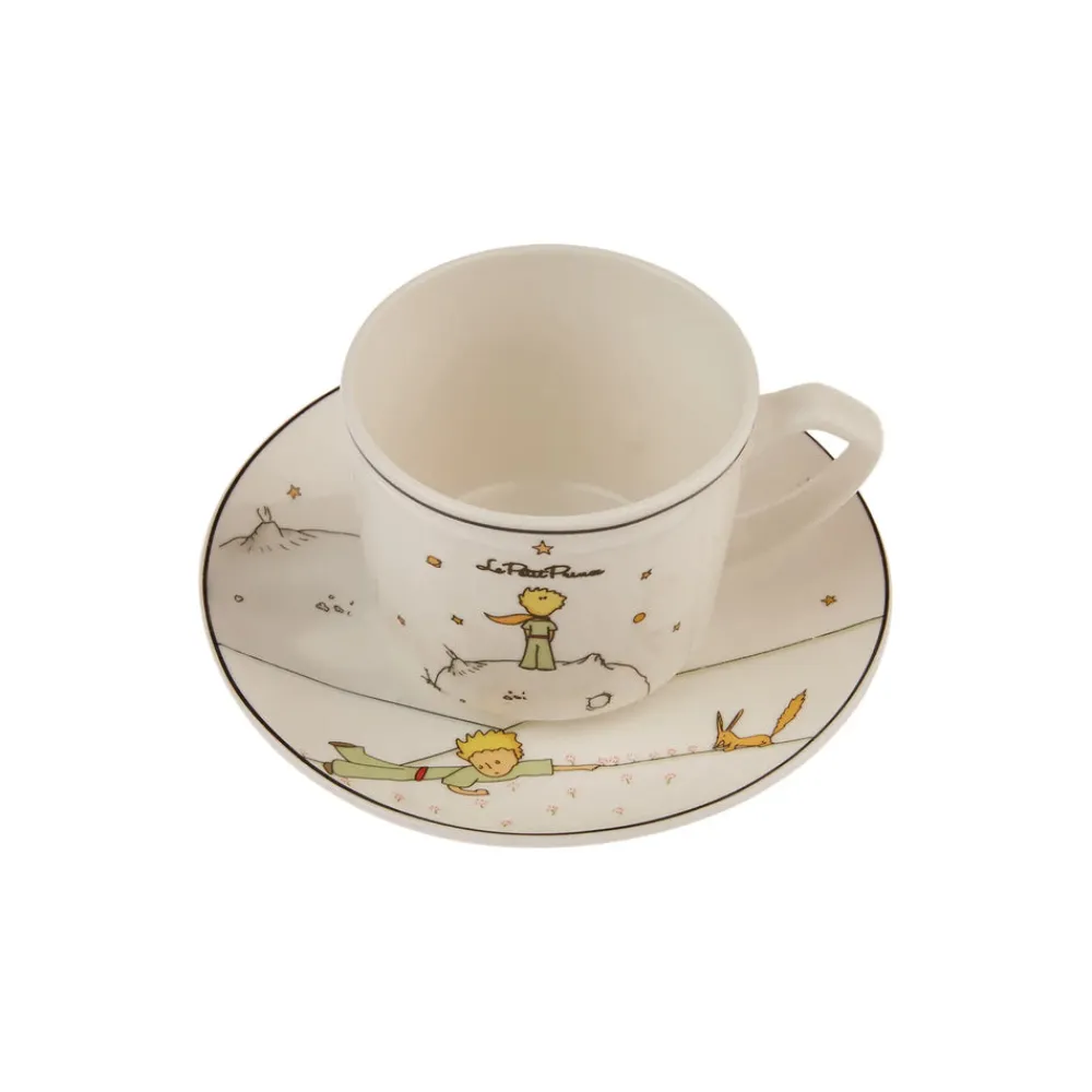 Karaca Little Prince 4-teiliges Mochatassen-Espressotassen Set für 2 Personen Multıfarben New
