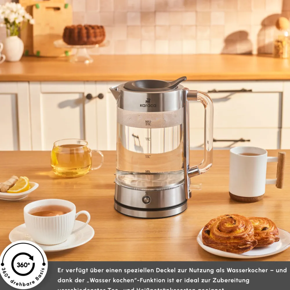 Karaca Luma Glas-Teemaschine Hot