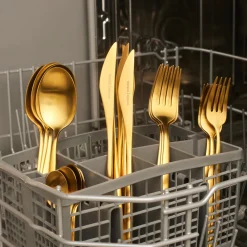 Karaca Lızbon Matte Gold 6-Personen 30-teiliges Besteckset Hot