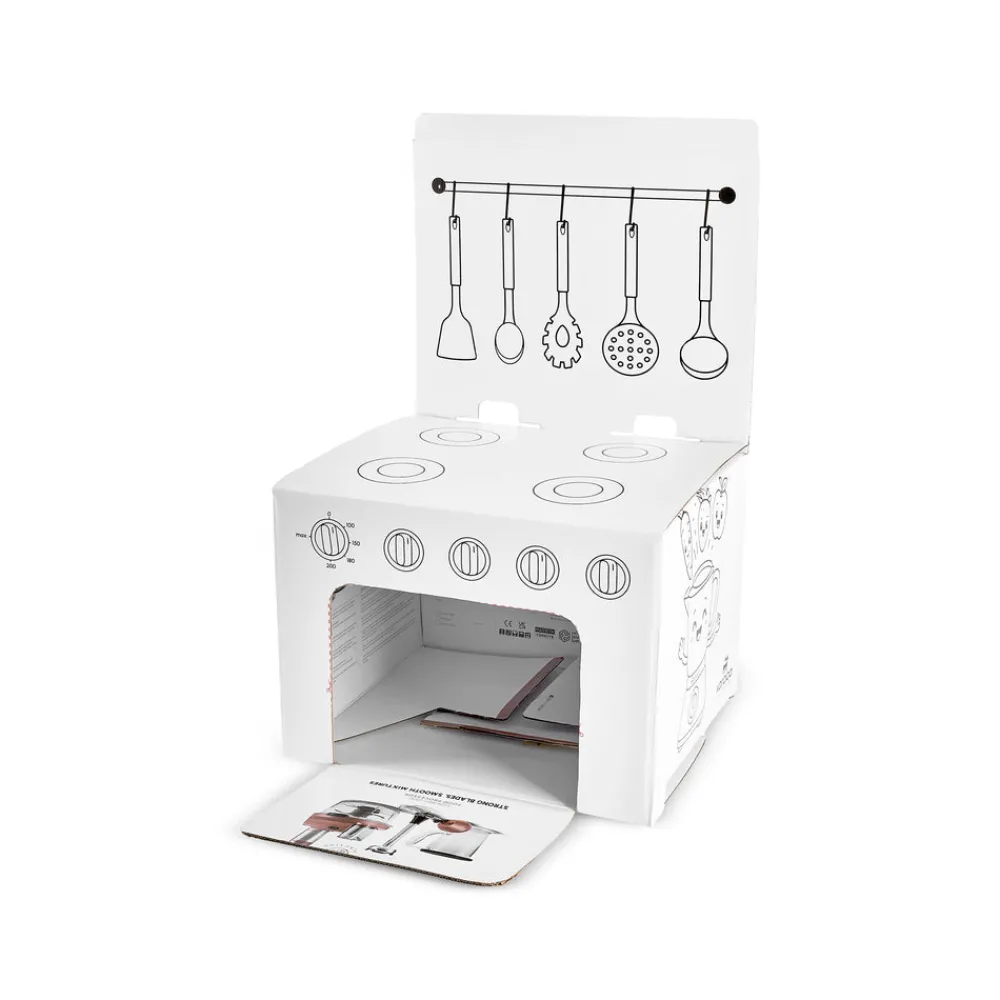 Karaca Mastermaid Küchenroboter aus Stahlglas, Langer Mixer 8 ın 1, 2500 W, Black Copper Schwarz Kupfer Discount