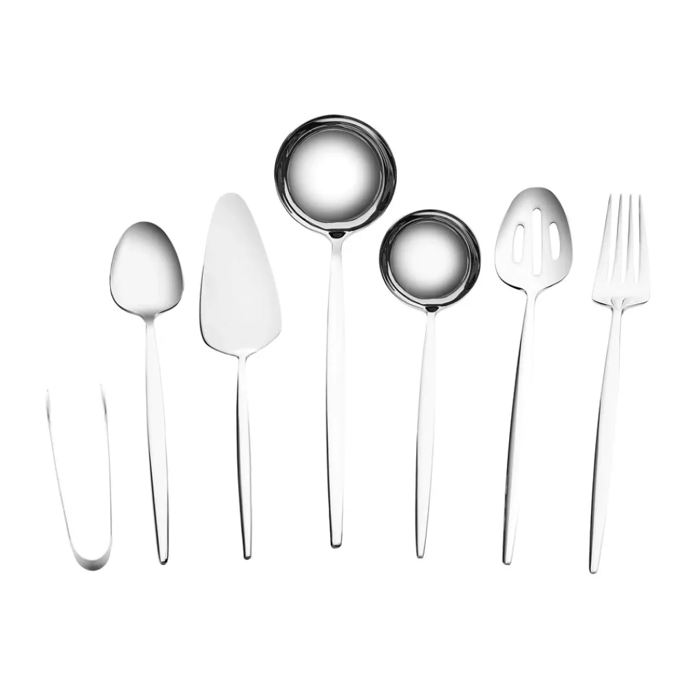 Karaca Moongate 7-teiliges Servierset, Silber