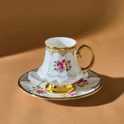 Karaca Nermin 2-teiliges Kaffeetassenset für 2 Personen, 85 ml Multıfarben Online