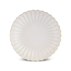 Karaca New Daisy Pasta-Schale aus Steinzeug mit Reaktivglasur, 22,5 cm, Weiß Beyaz Discount