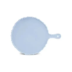 Karaca Perla Runde Käseplatte aus Melamin, 42 cm, Blau