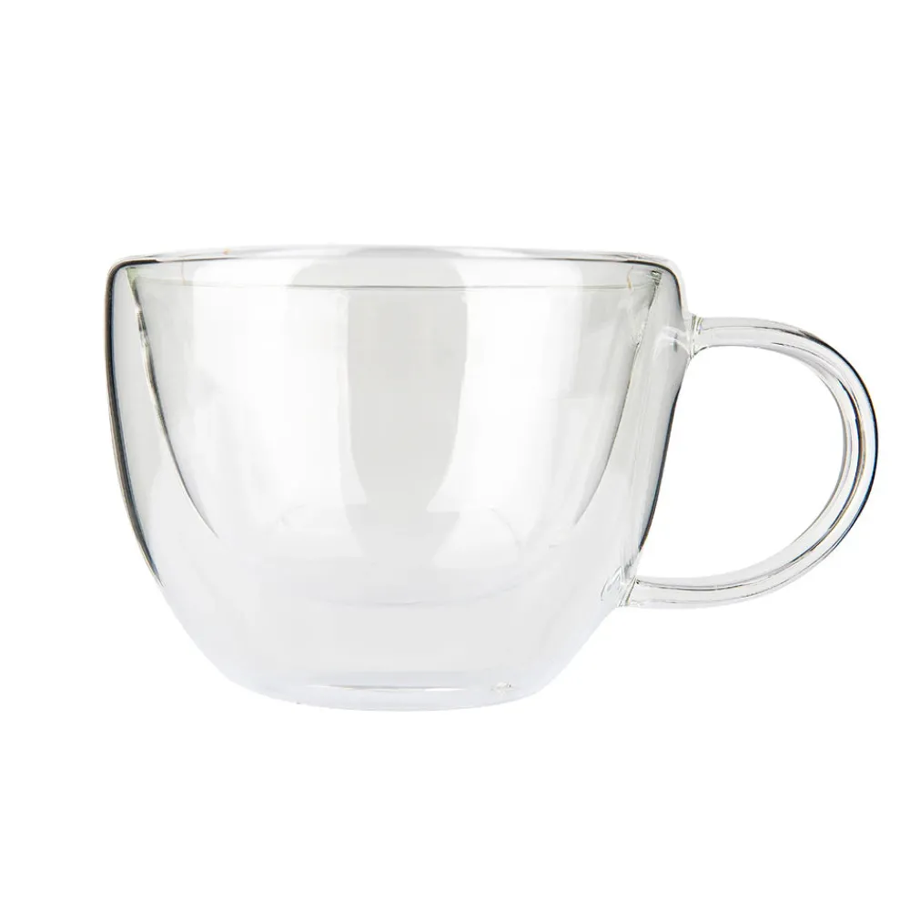 Karaca Pia Kaffeetasse Oval 100 ml Klar
