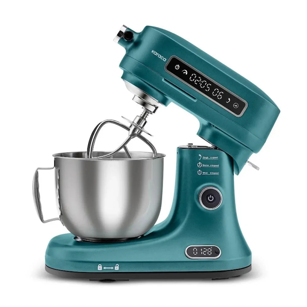 Karaca Pro Artisan Küchenmaschine mit Timer- und Waagenfunktion – Quetzal Green Quetzal Grün Best