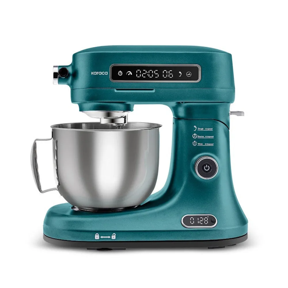 Karaca Pro Artisan Küchenmaschine mit Timer- und Waagenfunktion – Quetzal Green Quetzal Grün Best