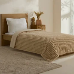 Karaca Rabbit Sherpa TV-Decke Beige Beıge Sale