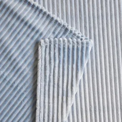 Karaca Ruby Stripe Wellsoft Doppel Decke, Blau Sale