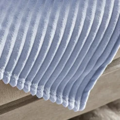 Karaca Ruby Stripe Wellsoft Doppel Decke, Blau Sale