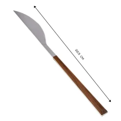 Karaca Salzburg Holzoptik Esszimmermesser Holz03 Best