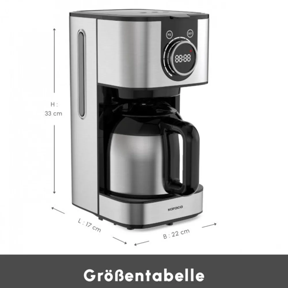 Karaca Series 2303 Stahl Filterkaffeemaschine Inox New