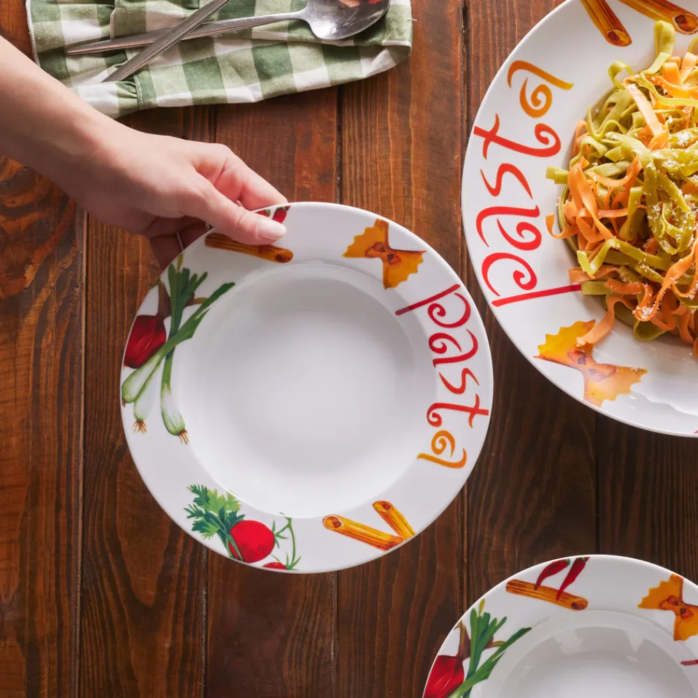 Karaca Sicilia 5 Teiliges 4 Personen Pasta Set Multıfarben Discount