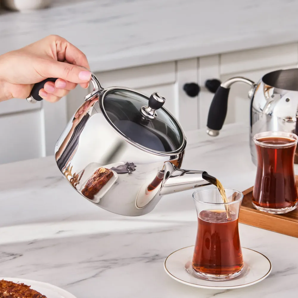 Karaca Stella-Teekessel-Set Farblös Sale