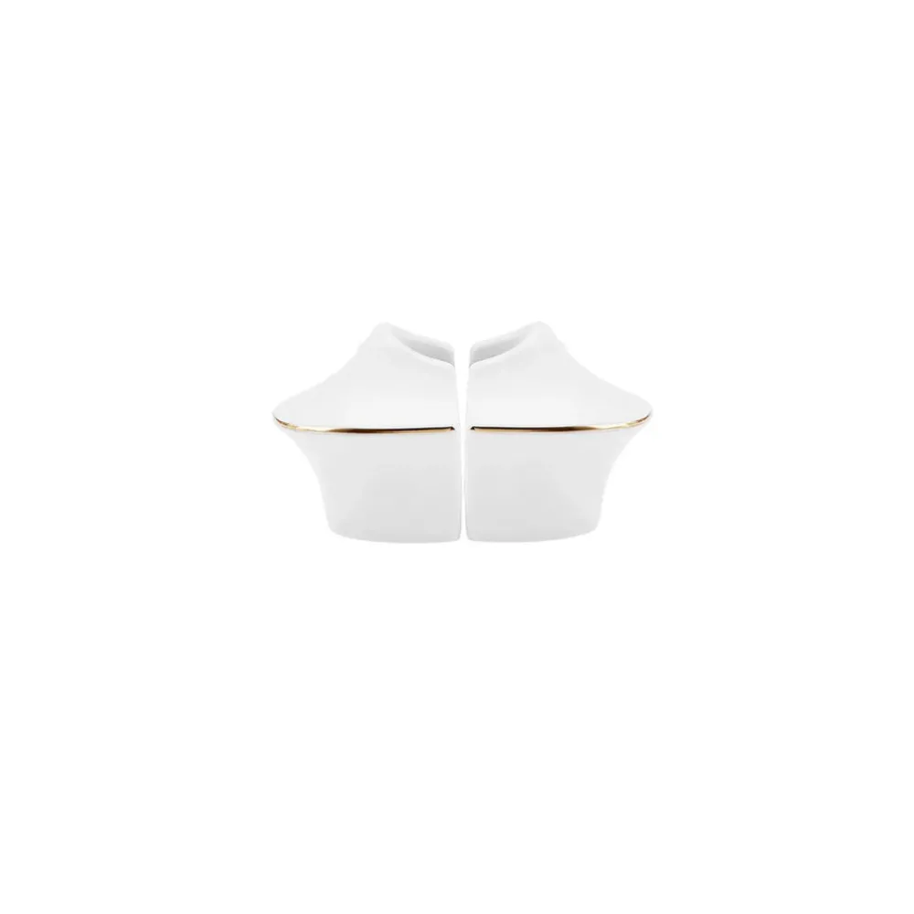 Karaca Streamline Hole 28 Teilig Frühstücksset und Servierschalen für 6 Personen Gold Clearance