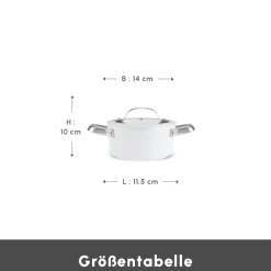 Karaca Swiss Crystal Almond Cream Wokpfanne mit Griff 28 cm Creme01 Clearance