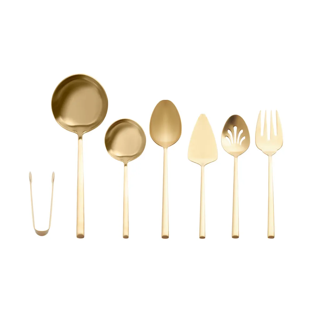 Karaca Tivoli 7-teiliges Servierset in Box, Gold