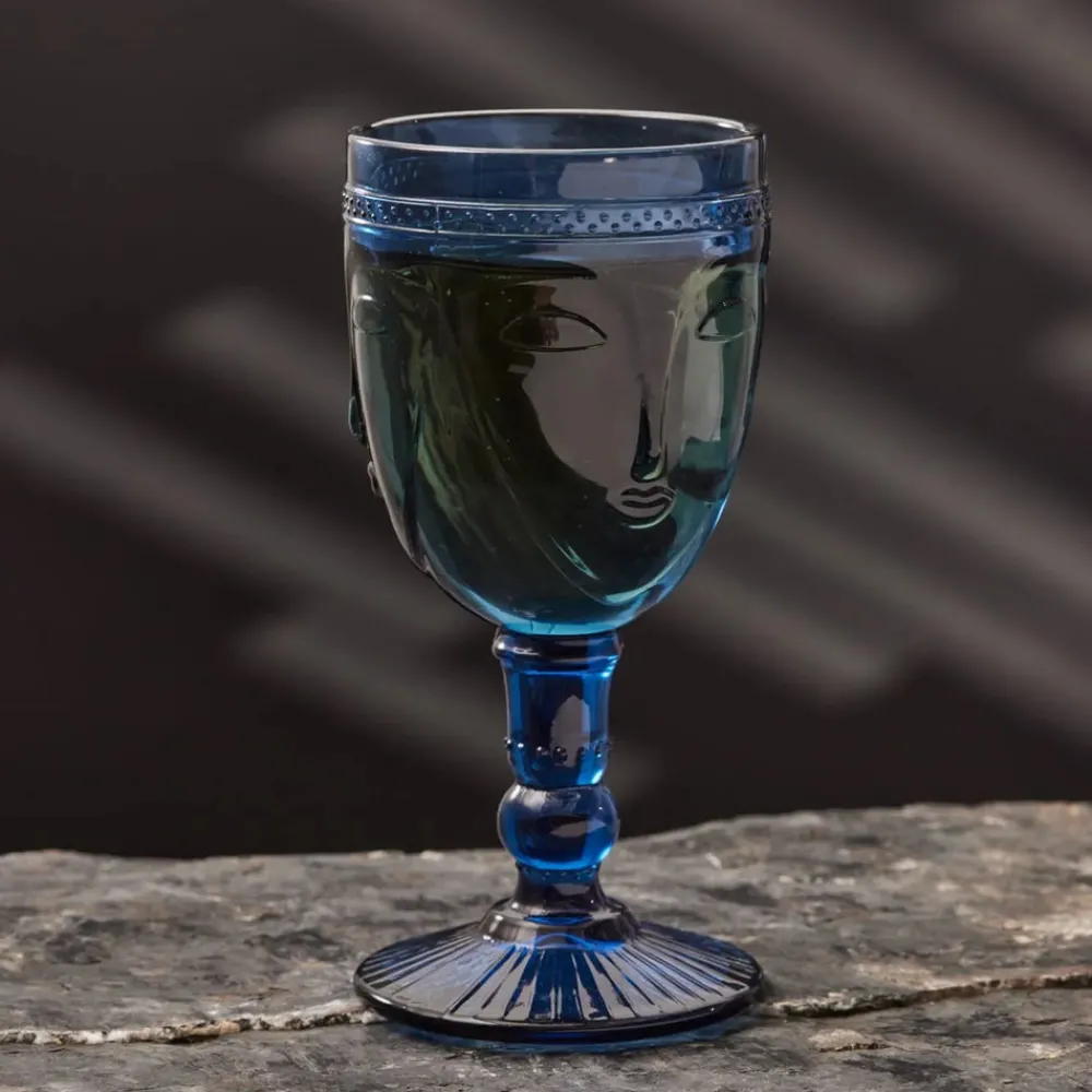 Karaca Visage Glas Blue 260 ml Blau01