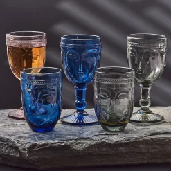 Karaca Visage Glas Blue 260 ml Blau01