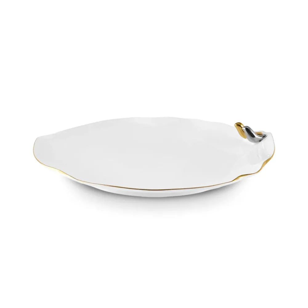 Karaca x Müge Anlı Vogel Service Teller 27 Cm Gold Sale