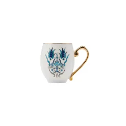 Karaca İznik Kaffeeservice für 6 Personen, 80 ml Blau01 Discount