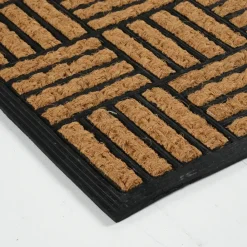 Karaca Kaschmir Teppich Gestreift Coco Fußmatte 45x75 cm Clearance